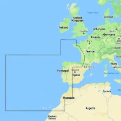 Carta Náutica C-Map NT+.MAX Europa occidental M228.38
