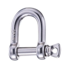 Grillete Wichard derecho libre de acero inoxidable HR