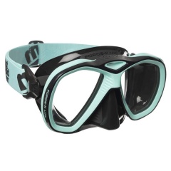 Gafas de buceo Mares Force-X Lite Mid - Black/Aquamarine