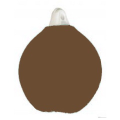 Par de fundas defensa barco Fendress grosor sencillo A1 29X37 - Marrón