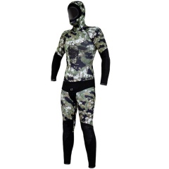 Traje Pesca submarina Pathos Mediterraneo Camu - 7 mm