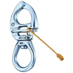 Mosquetón de apertura de carga con Wichardgran ojo de acero inoxidable HR