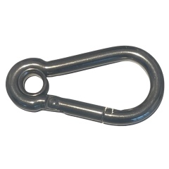 Mousqueton Denty Spearfishing à oeillet en inox 6 mm