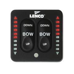 Panel de control Lenco con LED - 123ISK