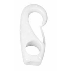 Mosquetón blanco de poliamida Nuova Rade 58 mm