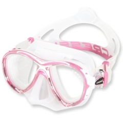 Gafas de buceo Cressi Naxos Transparente/Rosa