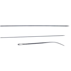 50 agujas de acero inoxidable 18 cm Ø 1,5 mm