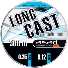 Nylon de pesca Asari Long Cast - 0,40 mm
