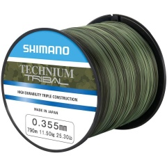 Nylon Shimano Technium Tribal - 1100m 0,305mm 8,5kg Camou