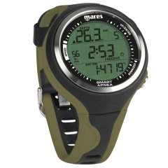 Ordinateur montre d'apnée Mares Smart Apnea Noir/Olive