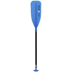 Pagaie canoë Kayak Aqua Design Raft Club alu 130/155 cm Bleu
