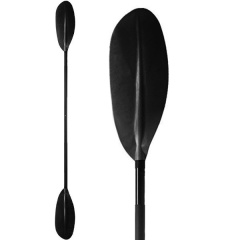 Remo kayak Alu Standard | 4 partes | Negro | 220 cm