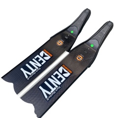 Aletas Carbono Denty Spearfishing Black Mamba V2 - Soft