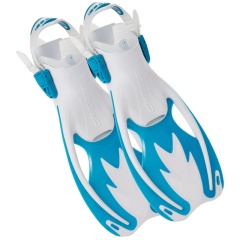 Aletas Regulables Cressi Rocks Junior Azul/Blanco