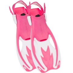 Aletas Regulables Cressi Rocks Junior Rosa/Blanco