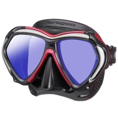 Gafas de buceo Tusa Paragon Negro/Rosa