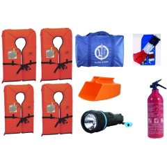 Bolsa equipo de seguridad básico 3 km para 4 personas Cape Horn