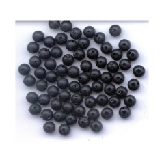 20 Perlas Negro 8 mm