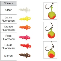 Bait Hook CarpSpirit Pop up Pegs Fluorescente Amarillo