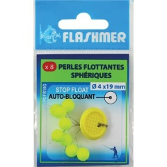 Perlas Flotantes Flashmer Redondas - 7,5mm Fosforescente