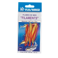 Filamentos de pluma 5 Ham 2/0 Blanco