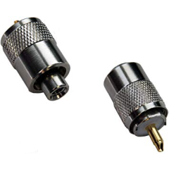 Conector macho PL-259 para el cable RG-58