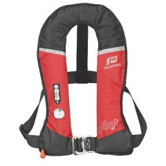 Chaleco hinchable Plastimo Pilot con arnés - Automático - Rojo - 165N + Arnés
