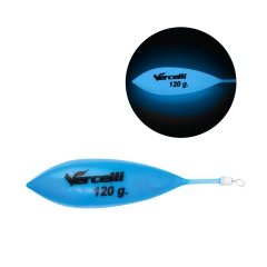 Plomos Vercelli Casting Varilla-115 gr-Azul fluorescente