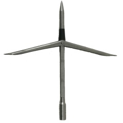 Arpón tahitiano Sigalsub inox - Doble aletilla larga