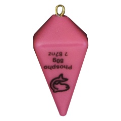 Plomos portugues plastificados Lemer Rosa fosforescente