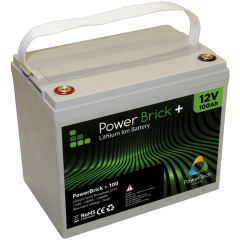 Batería de Litio a prueba de agua PowerTeck Powerbrick+ 12V 100Ah