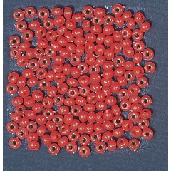 1000 perlas de huevo de salmón 4 mm Ø int 1,4 mm