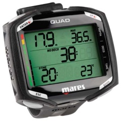 Ordinateur de Plongée Mares Quad Noir