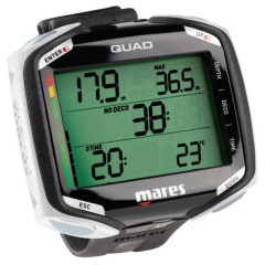 Ordinateur de Plongée Mares Quad Blanc