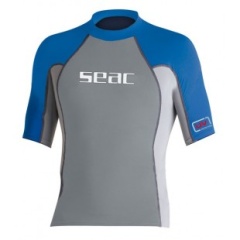 Camiseta Rash Guard Seac-Sub Raa Short Evo Kid