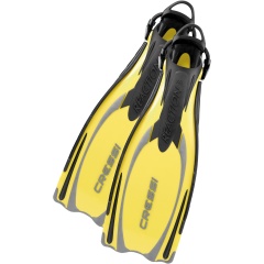 Aletas Cressi Reaction EBS Amarillo/Plateado - 36/39