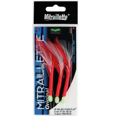 Metralletta pesca Ragot Mitralieu Rojo fluorescente
