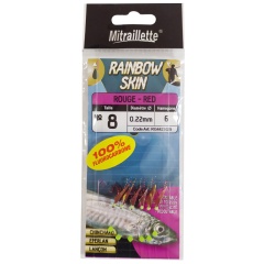 Metralletta pesca Ragot Rainbow Skin Fluoro Red