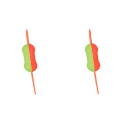 Clásico de Rigoletto Skaw Ovalado de dos tonos