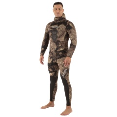 Traje neopreno completo pesca submarina Seac Sub Royal Camo 5 mm