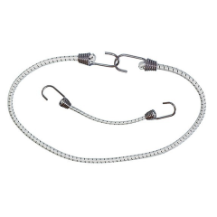 Cuerda Elástica Plastimo con ganchos de acero inoxidable - 8 mm / 50 cm