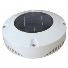 Ventilador solar Lalizas blanco