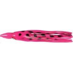 5 pulpos Premium 120 mm Rosa puntos negro
