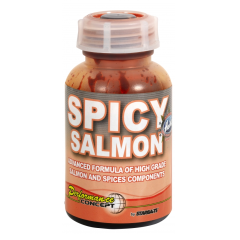 Aditivo líquido Starbaits Performance Concept Spicy Salmon Fluo Fish Dip Attractor - 200ml