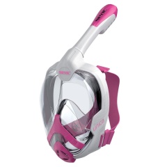 Máscara integral snorkel Seac sub Unica Blanco/Rosa - S/M