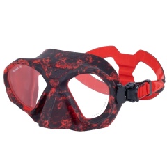 Masque chasse sous marine Beuchat Shark - Camo Rouge