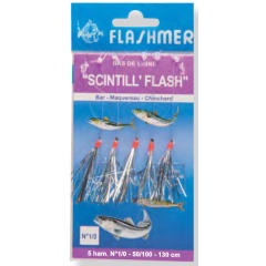 Bajo de línea Flashmer Scintill Flash 3 Anzuelos