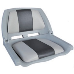 Asiento Respaldo plegable Pike'N Bass gris carbón