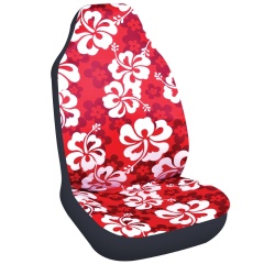Housse de siège Surfpistols pour voiture Hibiscus Rouge