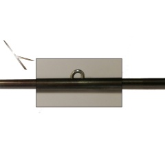 Flecha con tetones Sigalsub Ø 7.00 - Mono aletilla - Longitud 140 cm